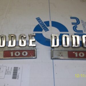 69-71 D100 and W100 fender emblems