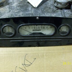 61-68 White face gauges with oil pressure gauge