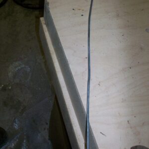 67 ONLY left inner latch rod