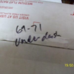 69-71 Underdash wire harness  NON AC