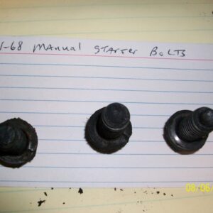 61-68 Starter bolts for manual transmission