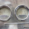 61-68 White face gauges with oil light  or oil gauge with CHROME face plate - Image 6