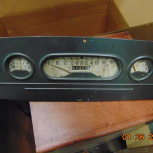 61-68 White face gauges with oil light