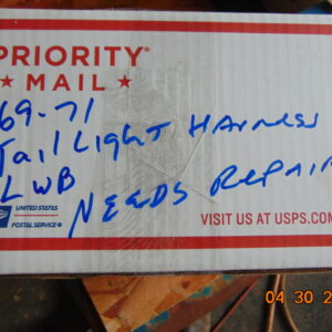 69-71 Tail Light Harness