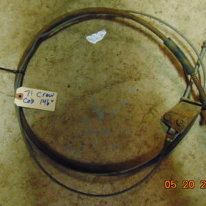 65-71 146 inch Wheel Base Crew Cab Front E brake Cable