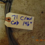 65-71 146 inch Wheel Base Crew Cab Front E brake Cable - Image 2