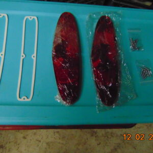 65-71 Sweptline NEW REPOP Taillight Lenses with gaskets and screws.
