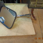 61-71 Left Mirror Post Chrome - Image 3