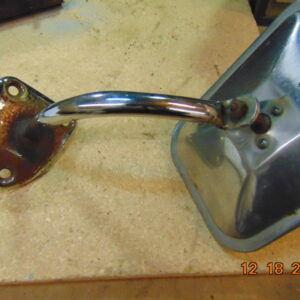 61-71 Left Mirror Post Chrome