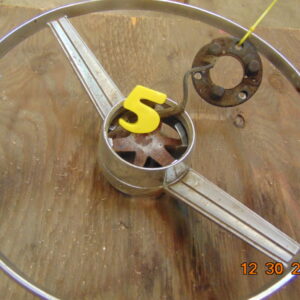 65-68 White Wheel Horn Ring