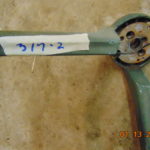 69-71 D100 thru D300 Steering wheel GREEN  (Bargain) - Image 3