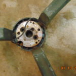 69-71 D100 thru D300 Steering wheel GREEN  (Bargain) - Image 5