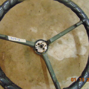 69-71 D100 thru D300 Steering wheel GREEN  (Bargain)