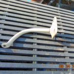 61-71 3 screw Left Mirror Post - Image 2