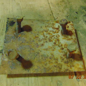 61-68 Clutch Master Cylinder Delete Plate
