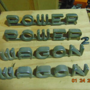 57-68 Power Wagon Emblems