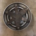 65-68 White Wheel Horn Button - Image 2